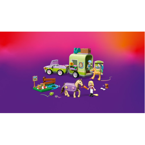 Конструктор LEGO Friends Причіп для коня й лошати