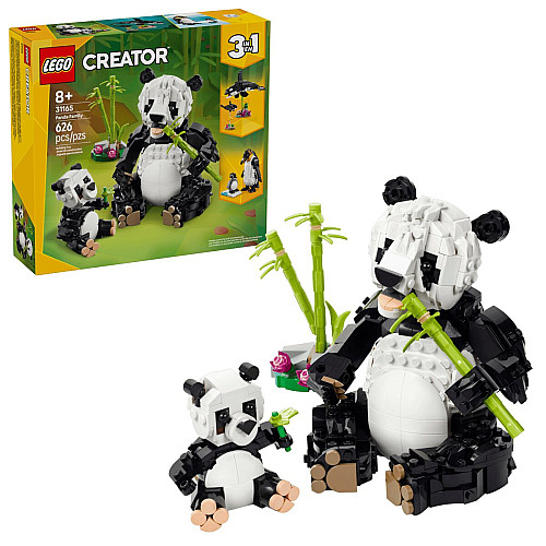 Конструктор LEGO Creator Дикі тварини: пандові