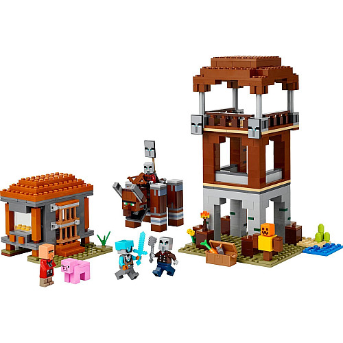 Конструктор LEGO Minecraft Аванпост розбійників та спустошувач