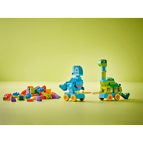 Конструктор LEGO DUPLO Town Динозаври на колесах 3в1