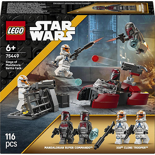 Конструктор LEGO Star Wars Бойовий комплект «Облога Мандалора»