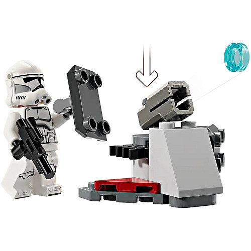 Конструктор LEGO Star Wars Клоны-пехотинцы и Боевой дроид. Боевой набор