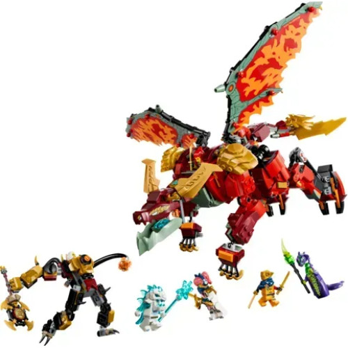 Конструктор LEGO Ninjago Дракон-трансформер Вайлдфаєр