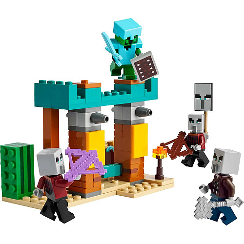 Конструктор LEGO Minecraft Пустынный патруль разбойника