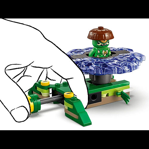 Конструктор LEGO Ninjago Ния против спинера монстра-мутанта