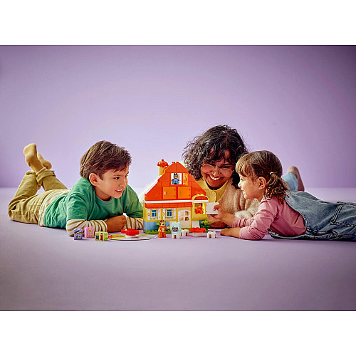 Конструктор LEGO DUPLO Bluey Родинний дім Блуї із грою на запам'ятовування