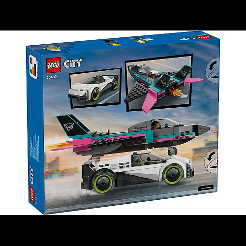 Конструктор LEGO City Реактивний літак проти автомобіля