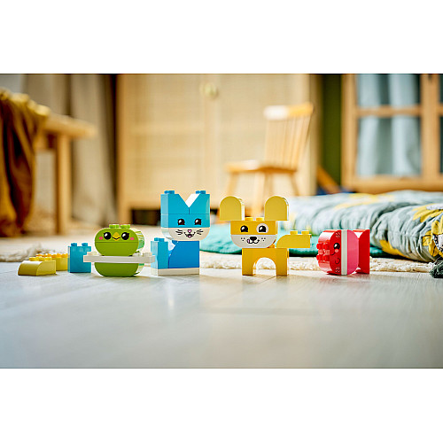 Конструктор LEGO DUPLO My First Очаровательные творческие домашние питомцы 3 в 1