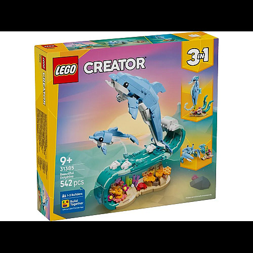Конструктор LEGO Creator Морські тварини: красиві дельфіни