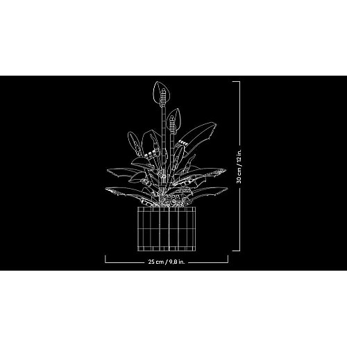 Конструктор LEGO Botanicals Спатифиллум