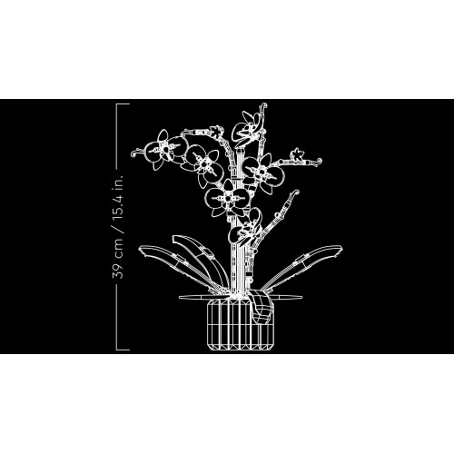 Конструктор LEGO Icons Botanicals Орхідея