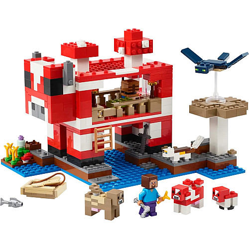 Конструктор LEGO Minecraft Грибной дом