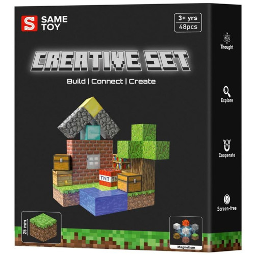 Магнітний конструктор Same Toy Creative Set Patio 48ел