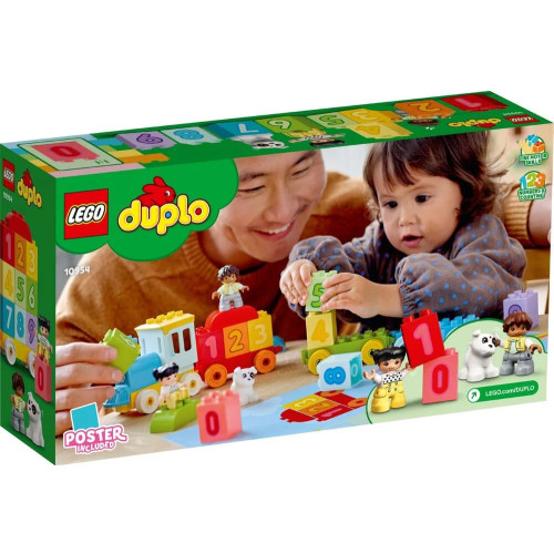 Конструктор LEGO DUPLO Потяг із цифрами – вчимося рахувати