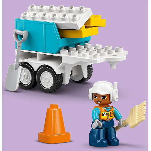 Конструктор LEGO DUPLO Town 3-в-1 Строительная площадка и техника