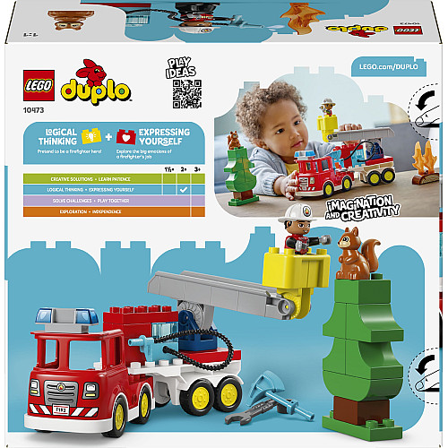 Конструктор LEGO DUPLO Town Пожарная машина со шлангом и пожарным