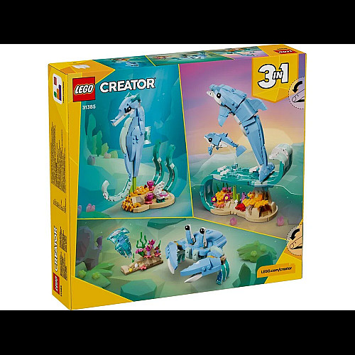 Конструктор LEGO Creator Морські тварини: красиві дельфіни