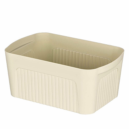 Ящик з кришкою для зберігання ARDESTO 32х21.5х14см, 6л, пластик PP, бежевий