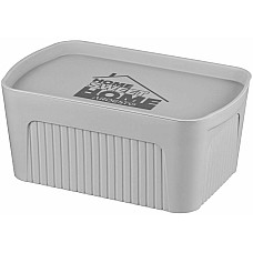 Ящик з кришкою для зберігання ARDESTO 32х21.5х14см, 6л, пластик PP, сірий