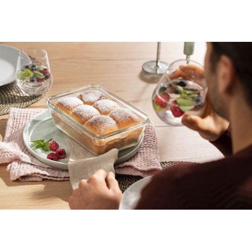 Форма універсальна з кришкою TEFAL MasterSeal glass, 1.3 л, скло