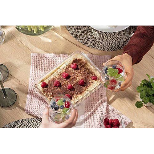 Форма універсальна з кришкою TEFAL MasterSeal glass, 2.0 л, скло
