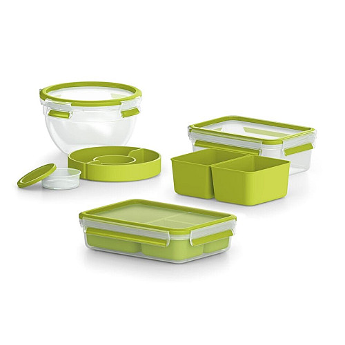 Бранч-бокс Tefal MASTERSEAL TO GO 1.2л, пластик, зеленый