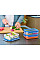 Контейнер Tefal Master Seal Eco 0,8л, прямокутний, пластик, прозорий, блакитний