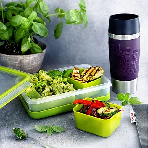 Бранч-бокс Tefal MASTERSEAL TO GO 1.2л, пластик, зеленый