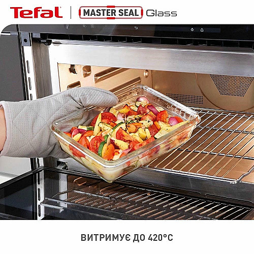Набір контейнерів Tefal Master Seal, 3шт., скло, прозорий