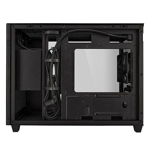Корпус ASUS Prime AP201 Tempered Glas, без БП, 2xUSB3.2, 1xUSB Type-C, Tempered Glass side, mATX, черный 90DC00G0-B39010