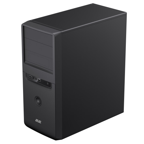 Корпус 2E TeamX TMX01 з БЖ 2E ATX400W 2xUSB2.0 1x80мм, VGA 310мм, ATX чорний