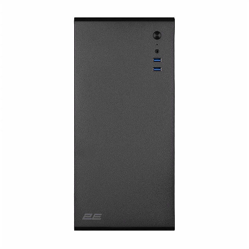 Корпус 2E Credo V200B без БЖ, 2xUSB3.0, 1x80мм, VGA 250мм, mATX, чорний