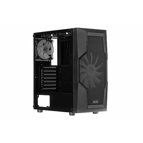 Корпус 2E GAMING Turbo G2057B без БП 2xUSB3.0, 1xUSB2.0, 1x200мм, ARGB, 3x120мм ARGB, VGA 345мм, LCS ready, HUB, TG Side Panel, ATX, черный
