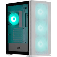 Корпус 2E GAMING Virtus Neo G3301NW без БЖ 2xUSB3.0, 1xUSB2.0, 3x140мм ARGB, 1x120мм ARGB, VGA 340мм, LCS ready, контролер з пультом, TG Side Panel, ATX, білий