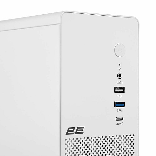 Корпус 2E Credo Slim V90W-400 с БП 2E TFX400, 1xUSB3.0, 1х USB 2.0, 1xUSB Type-C, 2x90мм, VGA 220мм, mATX, белый