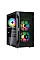 Корпус SilverStone Fara FAH1MB-PRO без БП, 1xUSB3.0, 2xUSB2.0, 3x120мм, ARGB VGA 320мм, LCS ready, TG Side Panel, mATX, черный