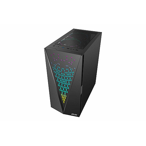 Корпус 2E GAMING Galaxy G2055 без БП 2xUSB3.0, 1xUSB2.0, 3x120мм ARGB, VGA 345мм, LCS ready, HUB, TG Side Panel, ATX, черный