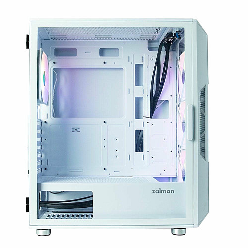 Корпус Zalman I3 Neo без БП, 1xUSB3.0, 2xUSB2.0, 4x120мм RGB, VGA 355мм, LCS ready, TG Side Panel, ATX, белый