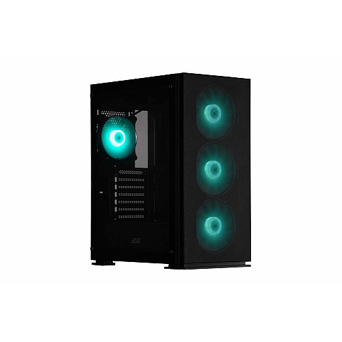 Корпус 2E GAMING Virtus Neo G3301N без БП 2xUSB3.0, 1xUSB2.0, 3x140мм ARGB, 1x120мм ARGB, VGA 340мм, LCS ready, контроллер с пультом, TG Side Panel, ATX, черный