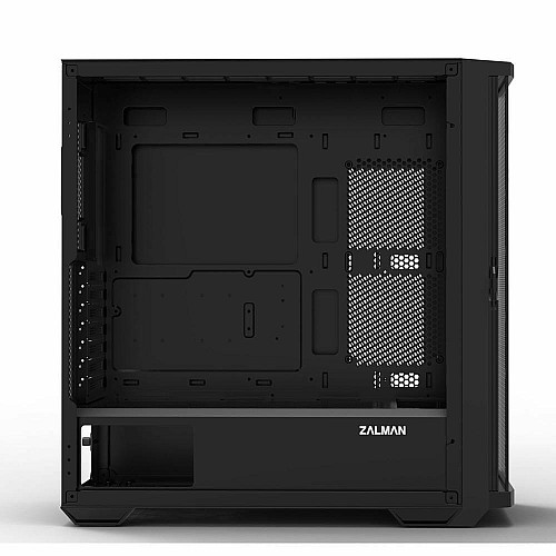 Корпус Zalman Z10 Plus без БП, 2xUSB3.0, 1xUSB Type-C, 3x140мм ARGB, 1x120мм ARGB, VGA 395мм, LCS ready, TG Side Panel, EATX, черный