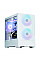 Корпус Zalman P30 AIR без БП, 1xUSB3.0, 1xUSBType-C, 3x140мм ARGB, VGA 392мм, LCS ready, TG Side Panel, mATX, белый