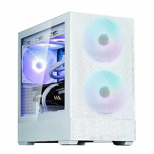 Корпус Zalman P30 AIR без БП, 1xUSB3.0, 1xUSBType-C, 3x140мм ARGB, VGA 392мм, LCS ready, TG Side Panel, mATX, белый