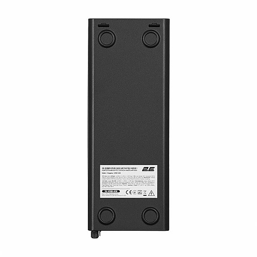 Корпус 2E Credo Slim V90B-400 с БП 2E TFX400, 1xUSB3.0, 1х USB 2.0, 1xUSB Type-C, 2x90мм, VGA 220мм, mATX, черный