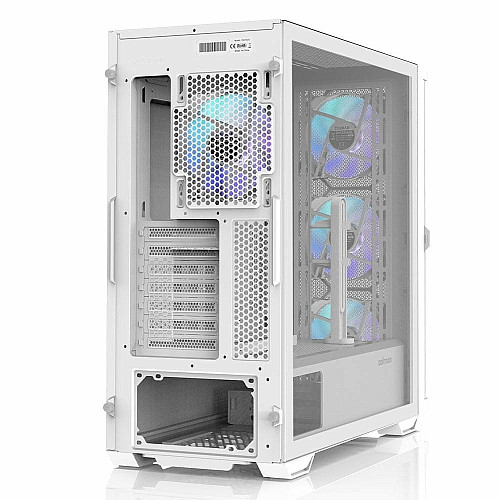 Корпус Zalman Z10 Duo без БП, 2xUSB3.0, 1xUSB Type-C, 4x120мм ARGB, VGA 395мм, LCS ready, TG Side Panel, EATX, белый