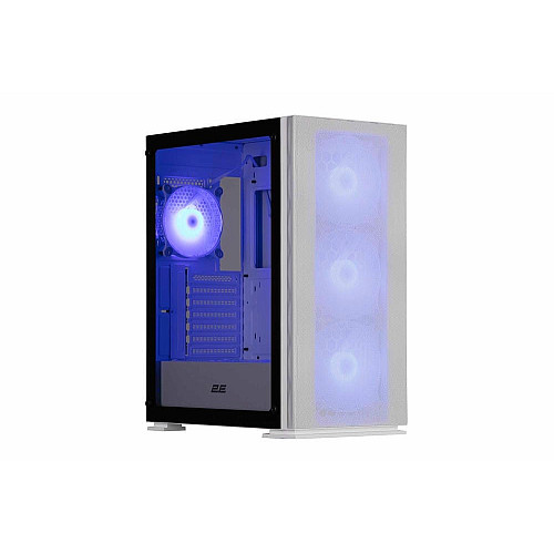 Корпус 2E GAMING Virtus Neo G3301NW без БП 2xUSB3.0, 1xUSB2.0, 3x140мм ARGB, 1x120мм ARGB, VGA 340мм, LCS ready, контроллер с пультом, TG Side Panel, ATX,