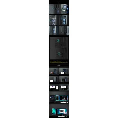 Корпус Zalman Z10 DS, без БЖ, 2xUSB3.0, 1хUSB Type-C, 2х120мм, 1x120мм ARGB, TG Side Panel, ATX, Monitor, чорний