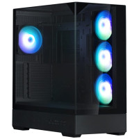 Корпус Zalman P40 Prism Plus без БЖ, 2xUSB3.0, 1x Type C, 3x120мм ARGB Reverse,  1x120мм ARGB, VGA 420мм, LCS ready, TG TG Side/Front/Top Panel, ATX, чорний