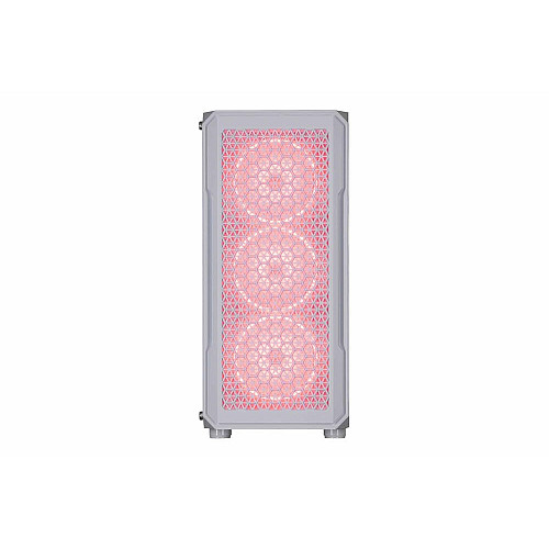 Корпус 2E GAMING Hexagon G338W без БП 2xUSB3.0, 1xUSBType-C, 3x120мм ARGB, 1x120мм, VGA 330мм, LCS ready, HUB, TG Side Panel, ATX, белый