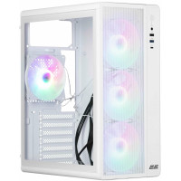 Корпус 2E GAMING Credo Plus V510W без БП, 1xUSB3.0, 1х USB 2.0, 1xUSB Type-C, 4x120мм RGB Rainbow, VGA 310мм, TG Side Panel, ATX, белый