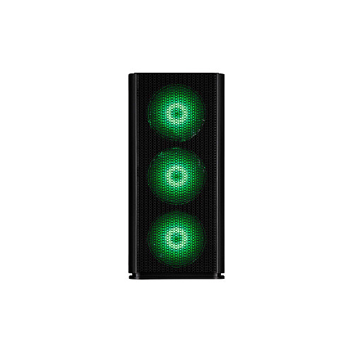Корпус 2E GAMING Vertex GI01B без БЖ 2xUSB3.0, 1xUSBType-C, 3x140мм ARGB, 1x120мм ARGB, VGA 380мм, LCS ready, контролер з пультом, TG Side Panel, EATX, чорний